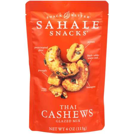 SAHALE SNACKS Sahale Glazed Thai Cashews Mix 4 oz., PK6 9386900391